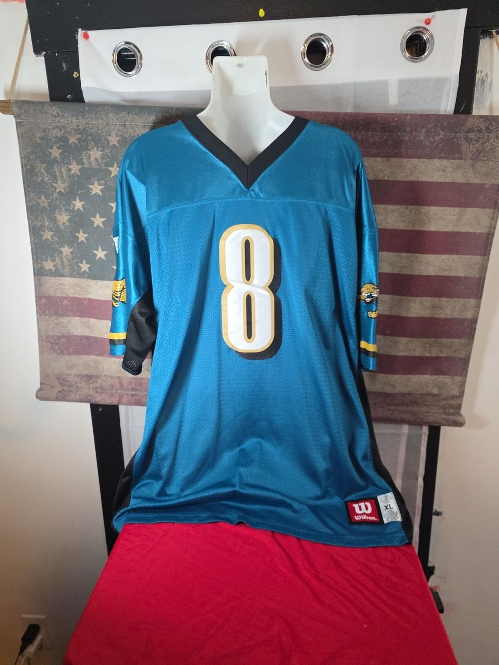 Jacksonville Jaguars Mark Brunell Vintage Wilson Jersey NFL Size XL 50